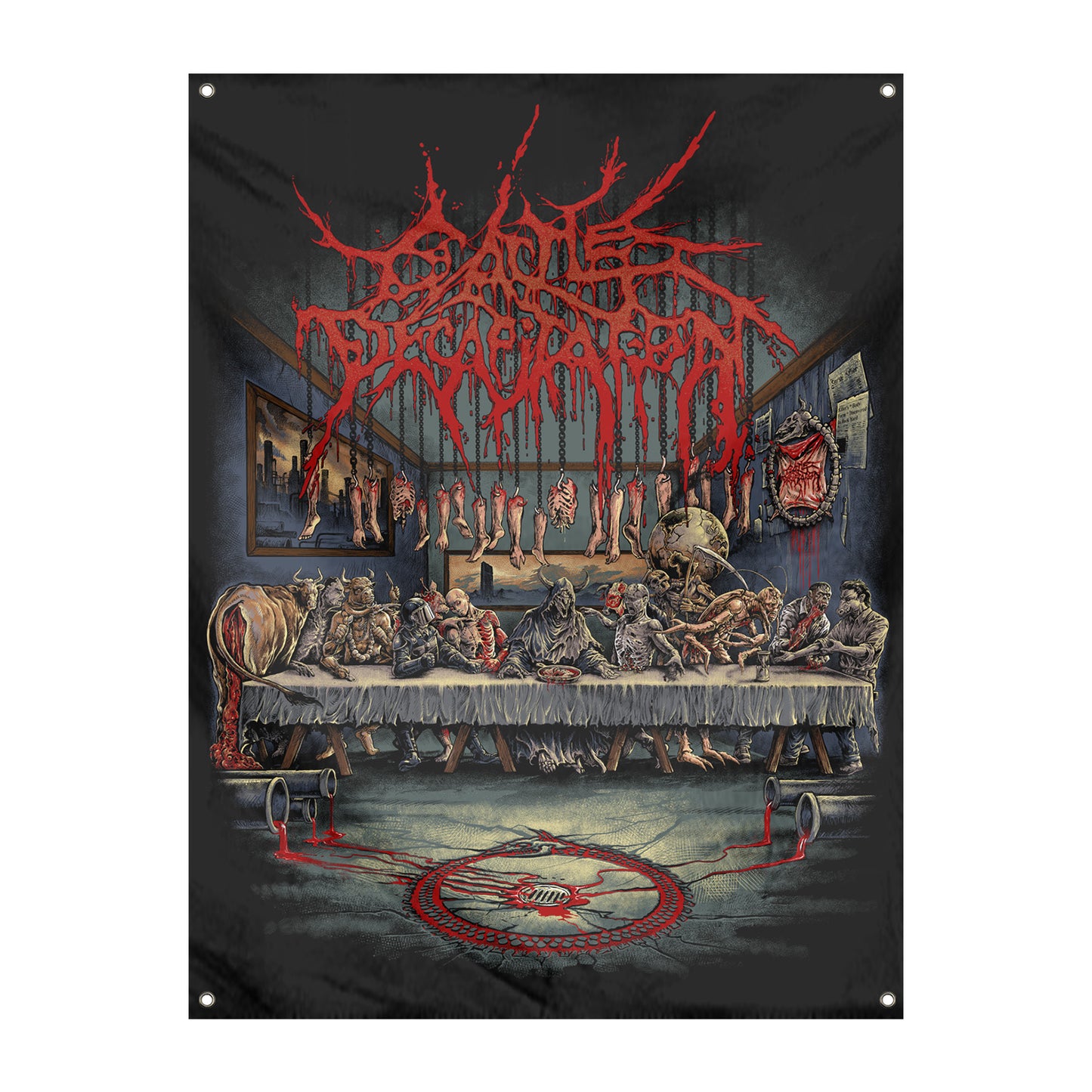 The Blast Supper Wall Flag